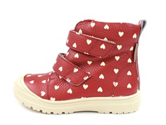 Angulus red hearts winter boots with TEX